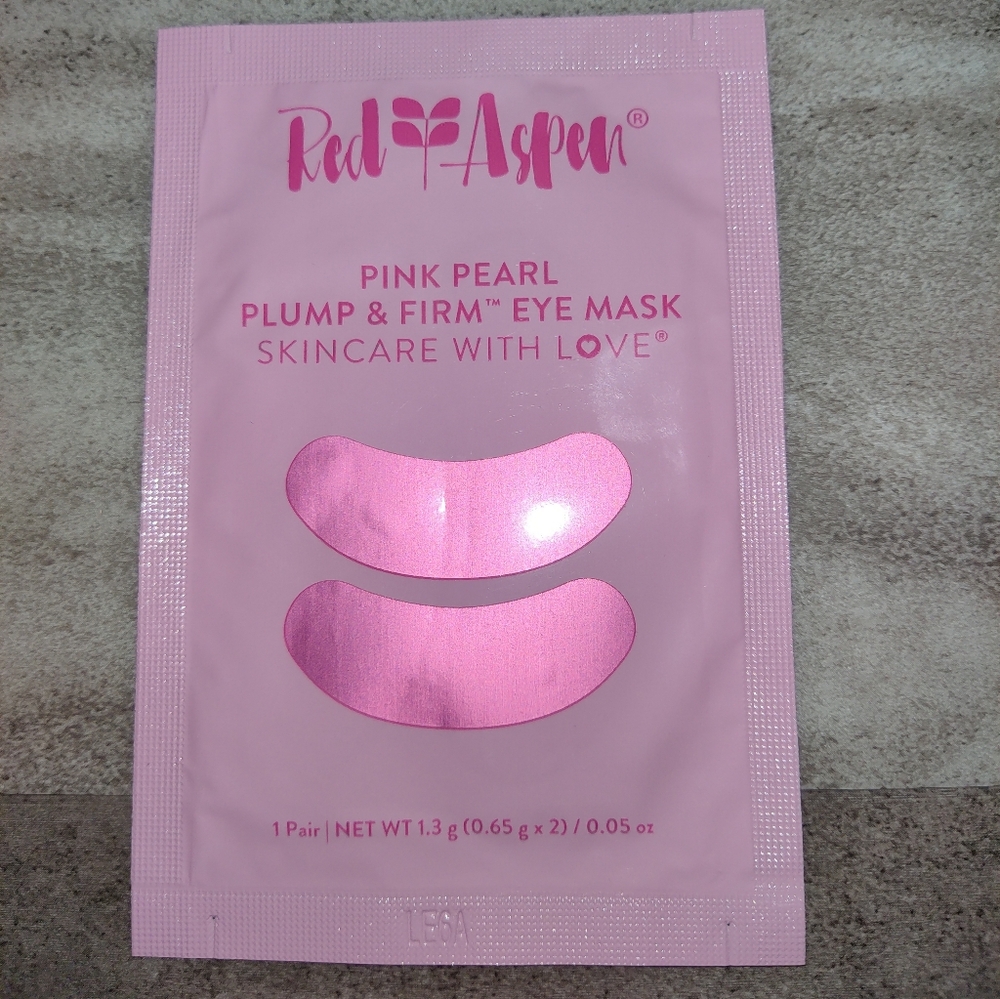Red Aspen Pink Pearl Plump & Firm Eye Mask Under Eye Treatment – 1 Pair